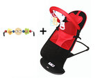 Tavalax sun lounger with toy and mosquito net