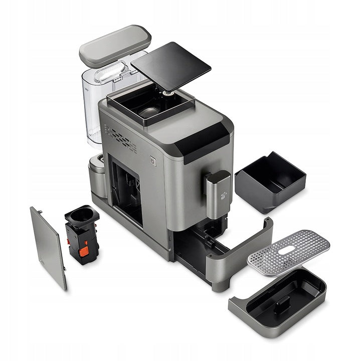 Tchibo Esperto 2 Caffe Titanium Silver Espresso Machine For Coffee Model Esperto Caffé 2.0 Titanium Silver