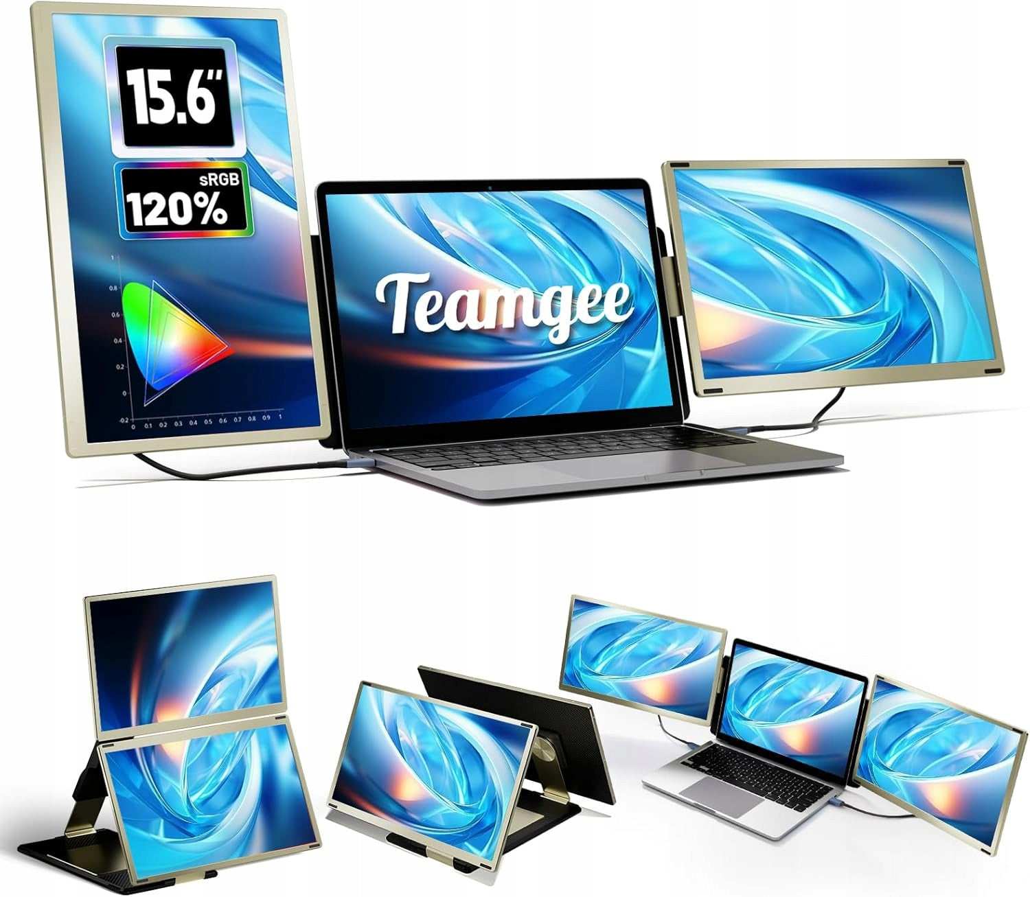 Teamgee TG-S6 15,6" LCD Monitor 1920 x 1080 px IPS / PLS M3070
