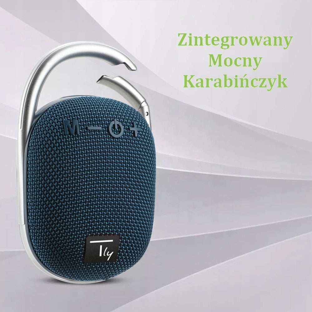 Techly Wireless Portable Bluetooth Speaker 5.3 5W TWS LED USB/TF MP3 Brand Techly
