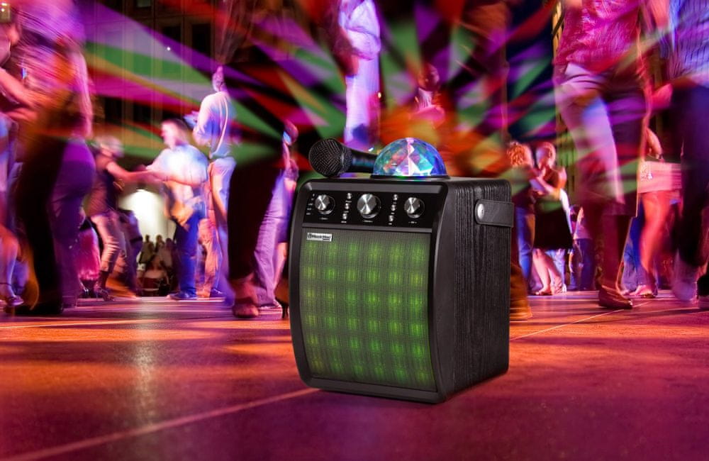 Technaxx MusicMan Disco Karaoke Speaker with Microphone Brand no brand