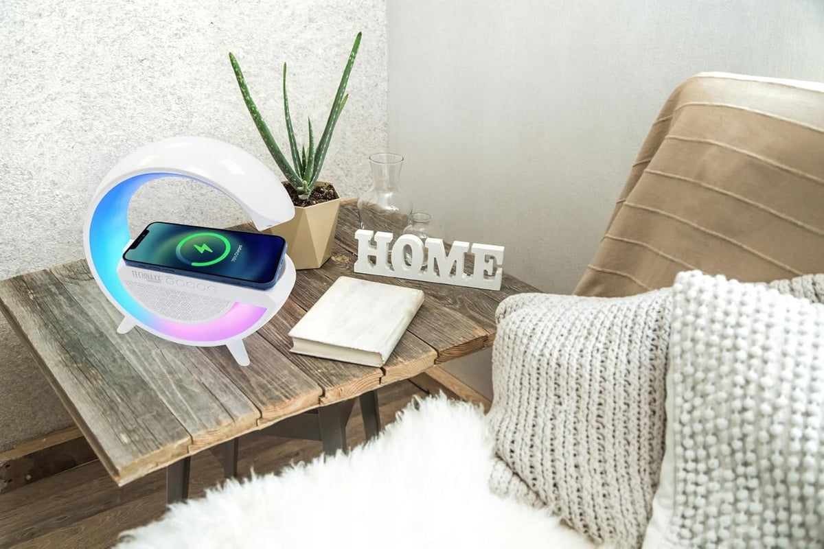 Technaxx TX-264 Portable Bluetooth RGB Speaker 10W Wireless Charger Model other