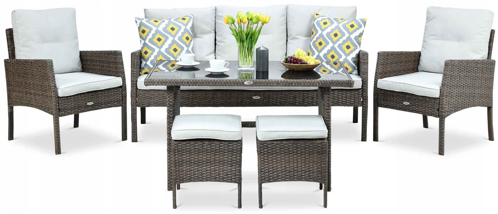Technorattan CORTINA Garden Furniture Set Line Cortina