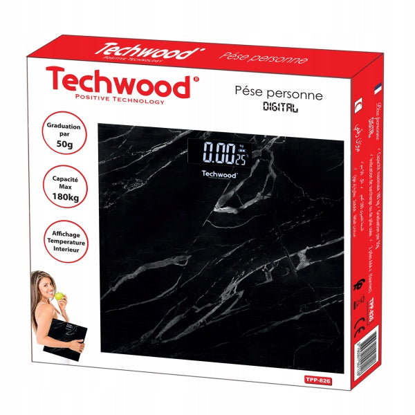Techwood TPP-826 Car Scale, 180 kg, 2xAAA Brand American Weigh Scales