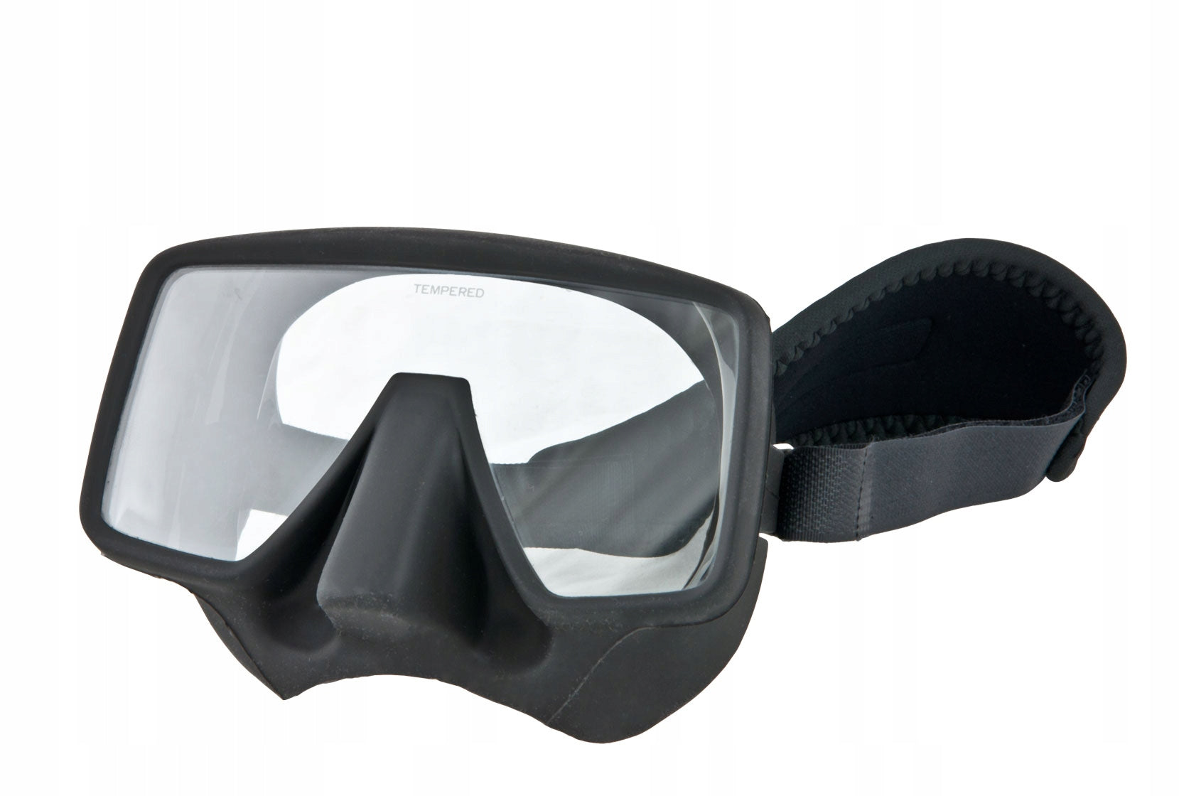 Tecline Frameless Classic diving mask, neoprene strap