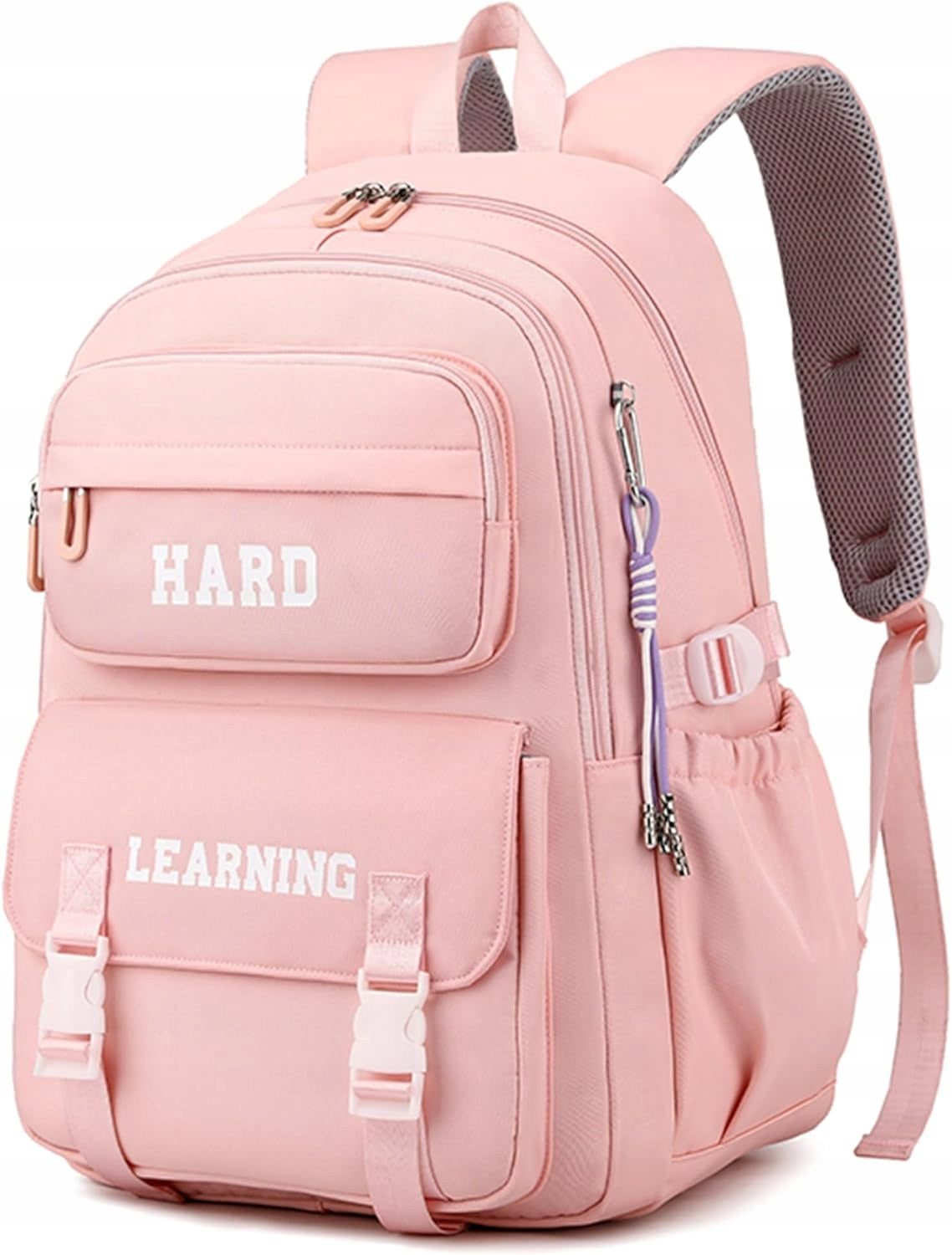 Teen School Backpack Waterproof Large 30L Bag for Laptop Roses
