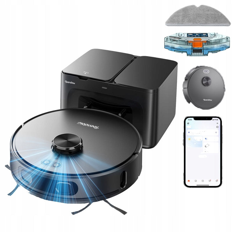 Teendow D65S MAX Vacuum Navigation Robot 3 in 1 6KPa 5200mAh Sweep