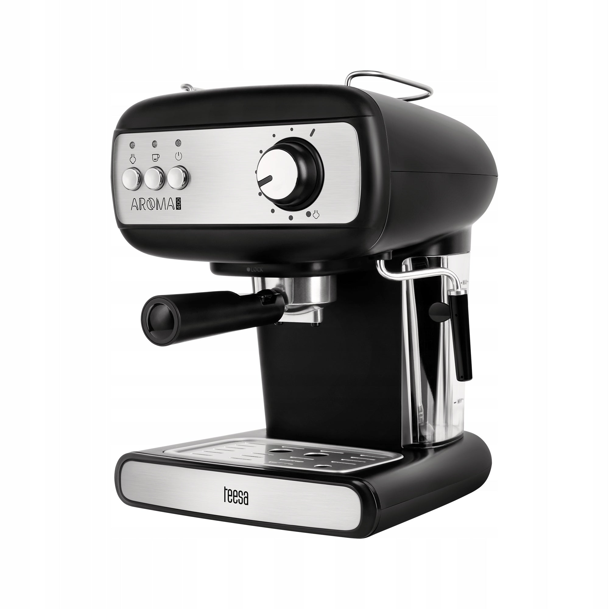 Teesa Aroma 400 850 W black espresso machine machine