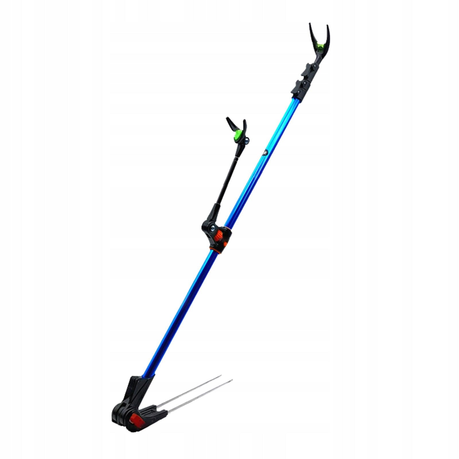 Telescopic Fishing Rod Holder Pole Stand Bracket Rack Adjustable 2.4m