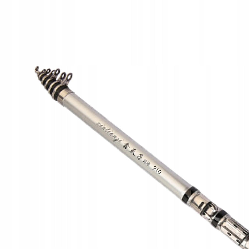Telescopic Rock Fishing Rod Telescopic Rock 2.1m Model Karp Trout Fish Gear Prawy leworęczny kołowrotek