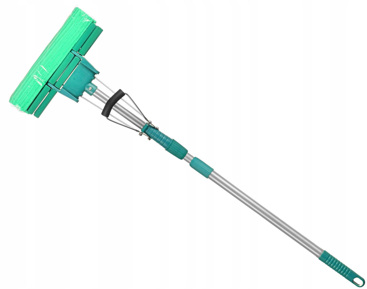 Telescopic Sponge Mop Set Green + 3 Sponge Stocks Additional information telescopic handle