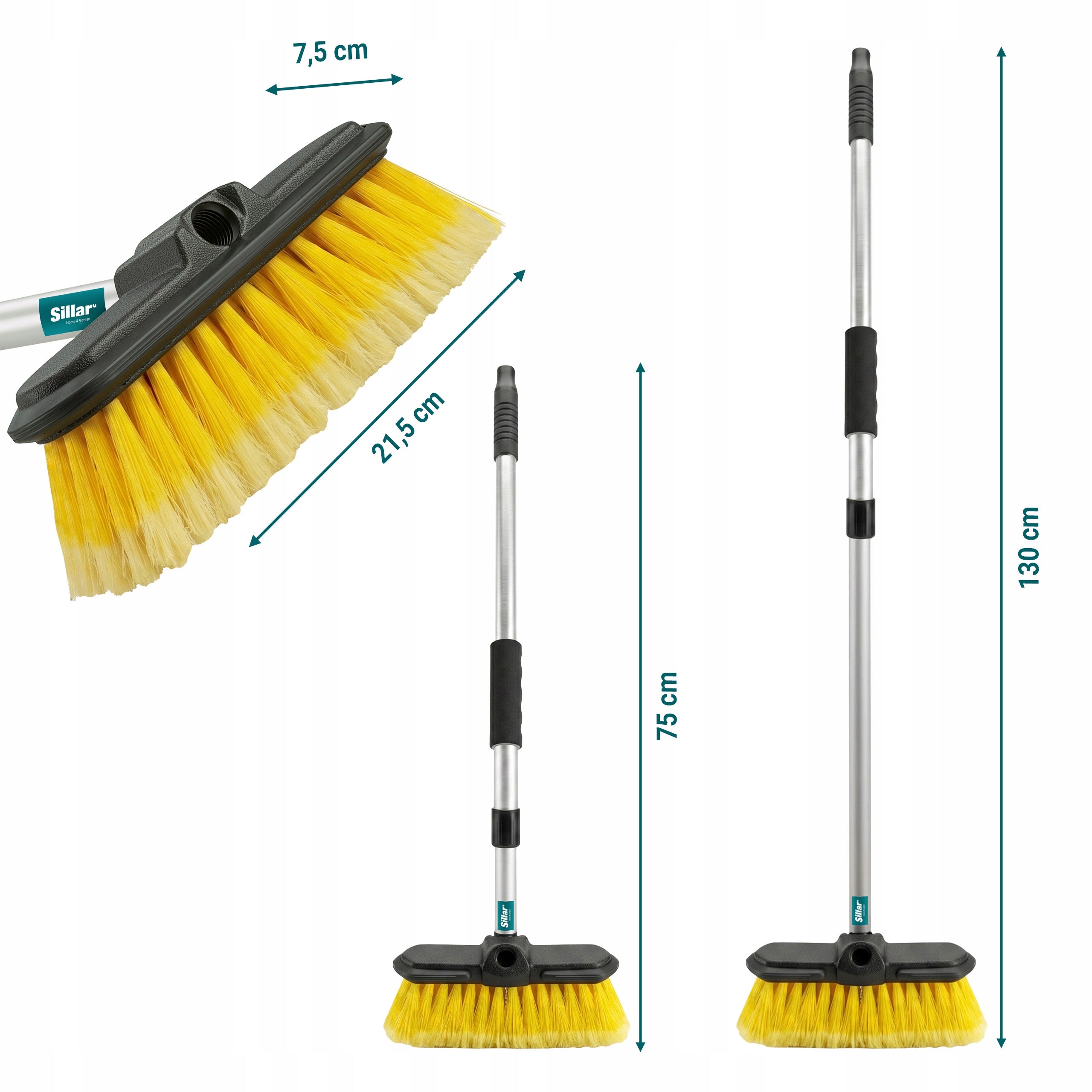 Telescopic brush for washing car roof photovoltaic panels Packaging status original