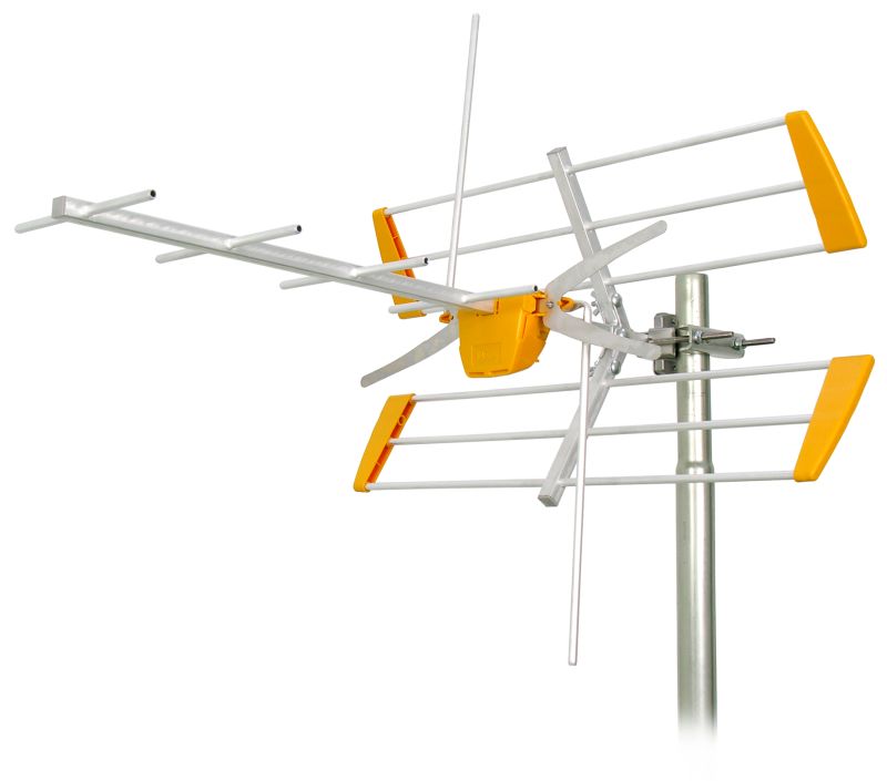 Televes Edge MIX Combo Antenna DVB-T2 Digital Television UHF VHF vertical horizontal