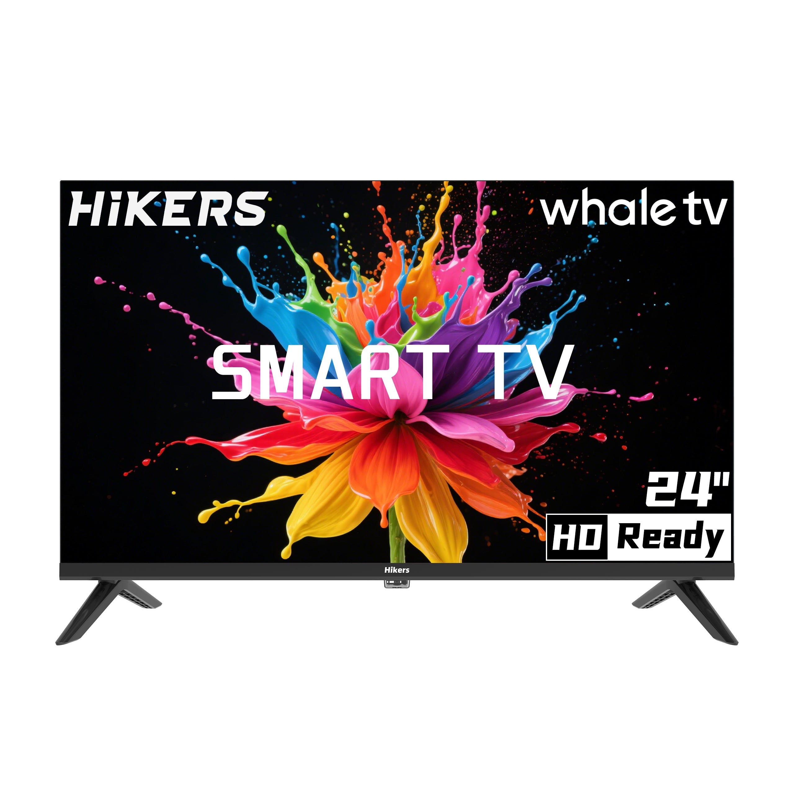 Telewizor Hikers 24" Smart TV LED 1366×768 HD Ready 3×HDMI 2×USB Whale OS