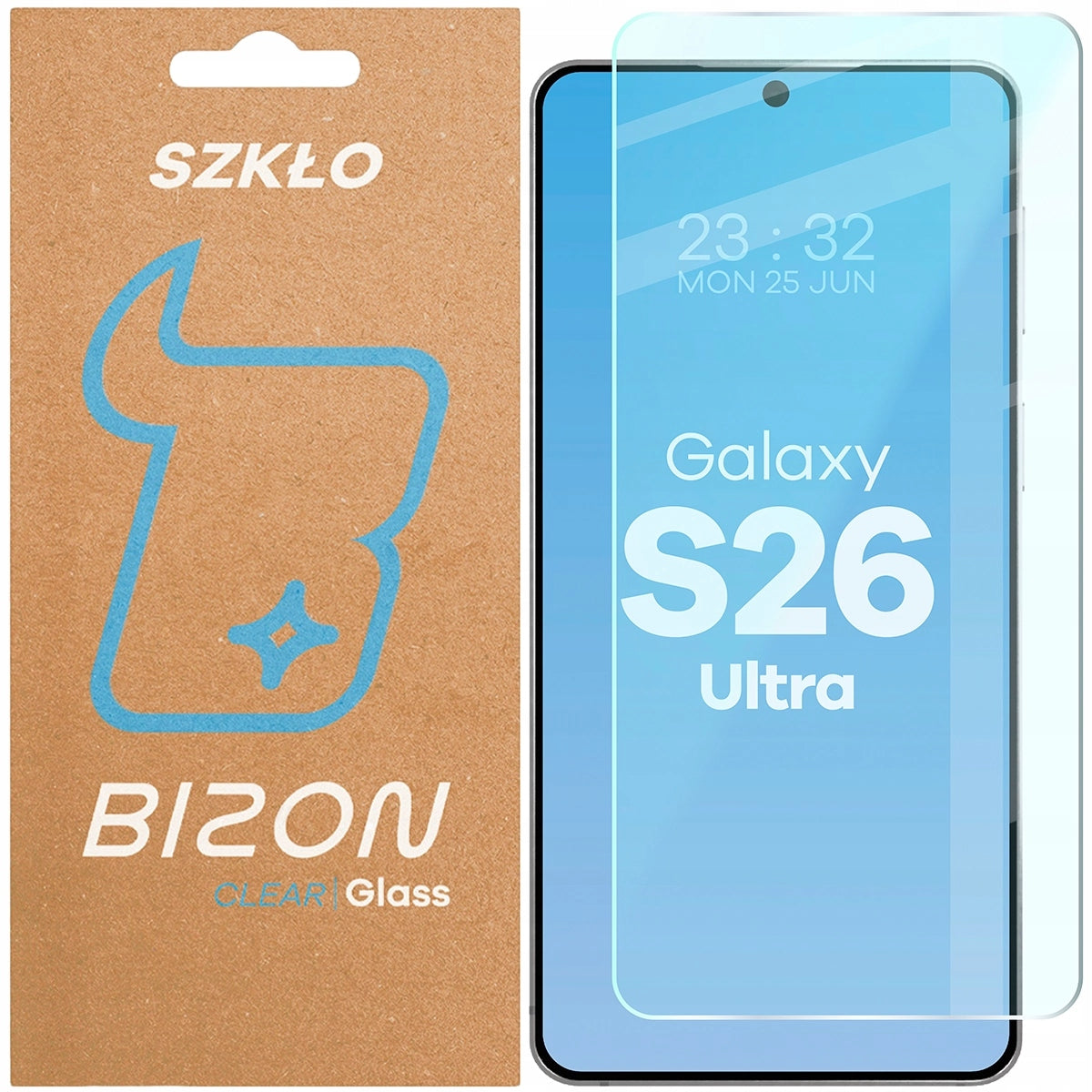 Tempered glass for Bizon phone for Galaxy S26 Ultra, fast, glass