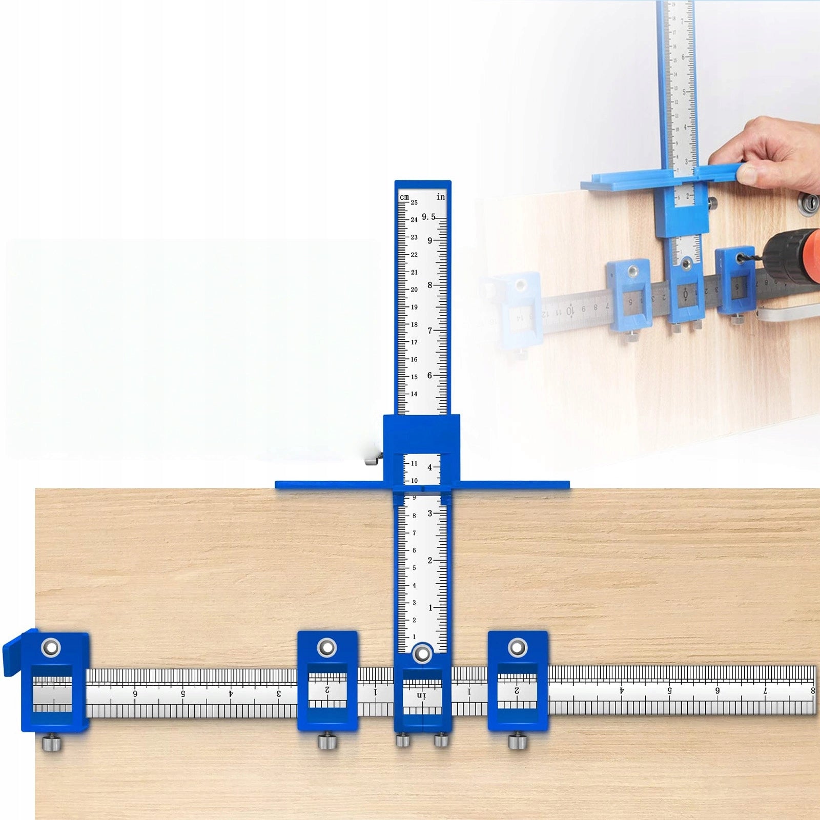 Template Tag Pattern for Drilling Under Handle Template for Drawers Fronts