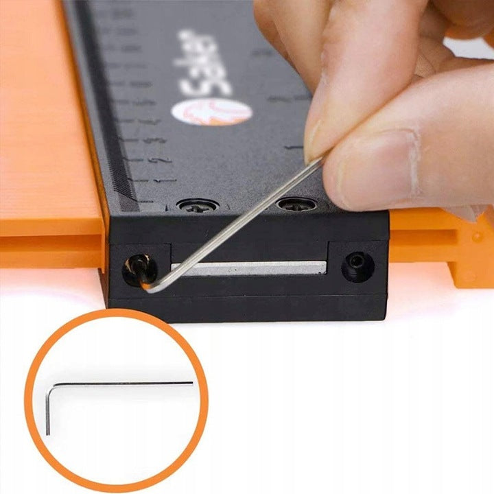 Template for contours shape template SAKER 12cm - precision work Product weight with unit packaging 0.2 kg