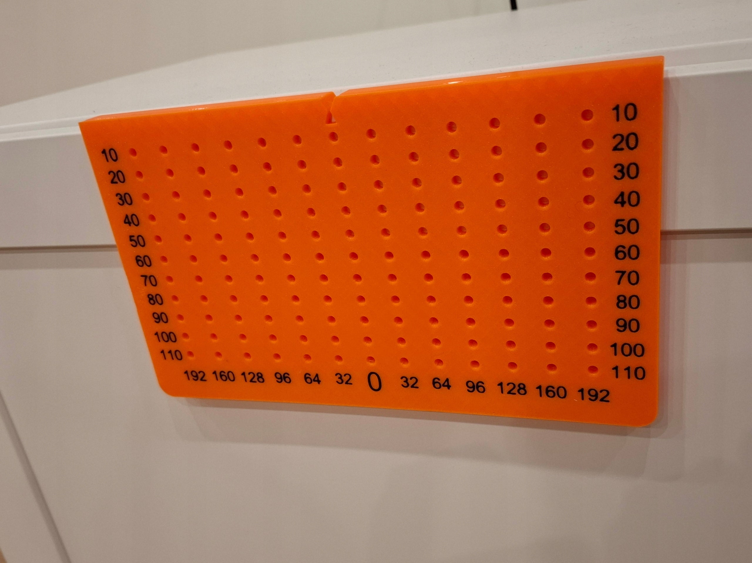 Template for drilling holes for furniture handles – spacing up to 192mm Packaging status original
