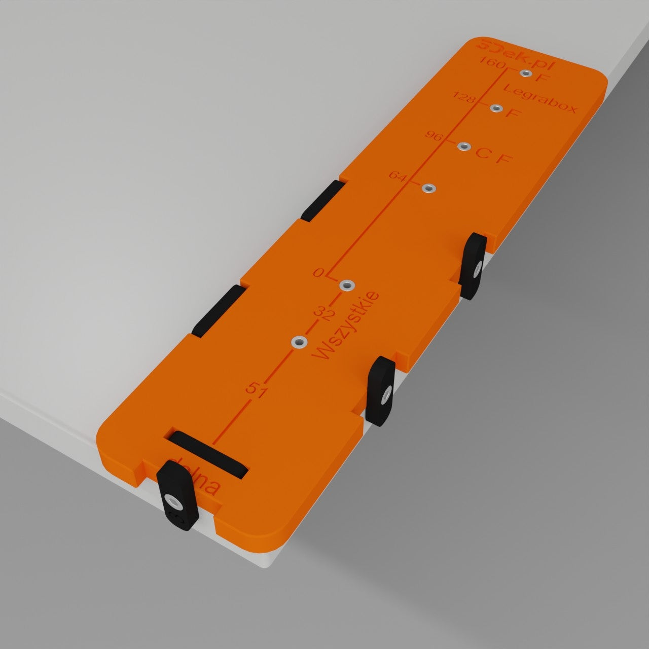 Template for mounting drawer fronts blum legrabox furniture to size universal Brand no brand