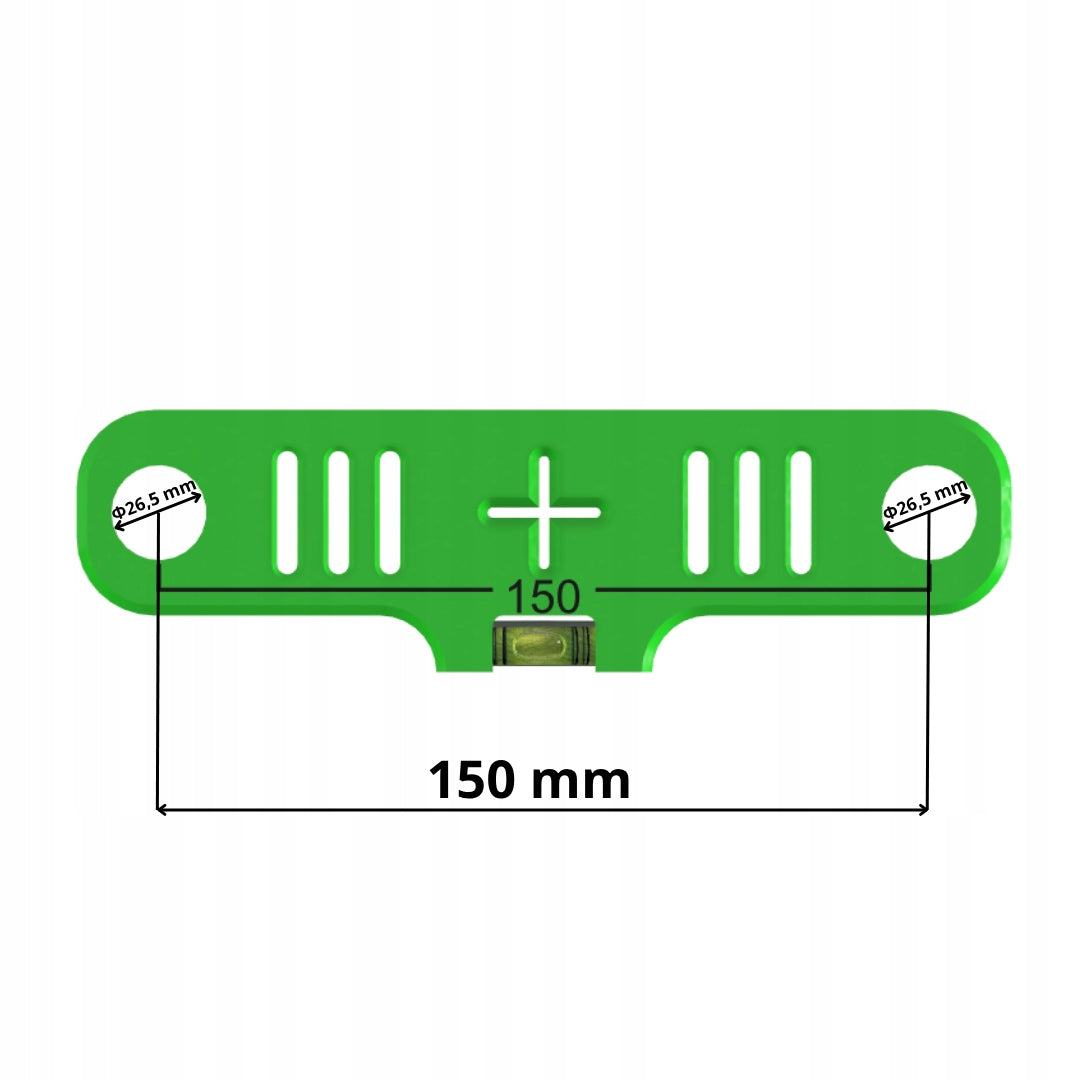 Template stencil for shower wall faucet cams with level Brand no brand