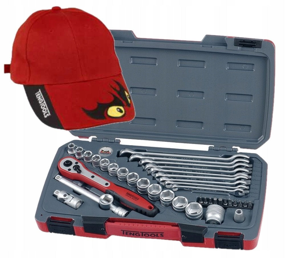 Teng Tools T3840 Socket wrench set 3/8 39el