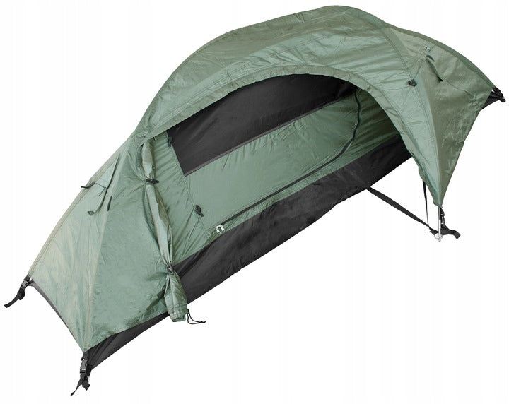 Tent 1-person waterproof military tourist mink Mil-Tec Recom Olive EAN (GTIN) 4046872256660