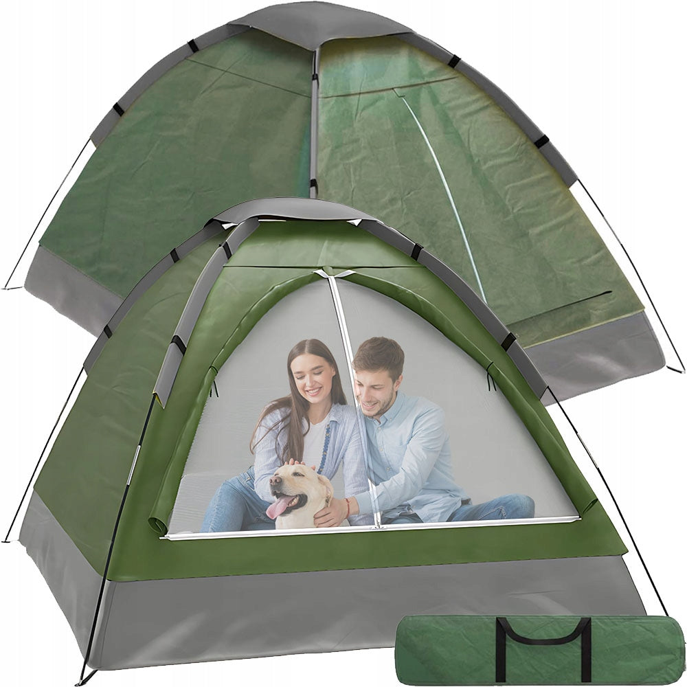 Tent 2 Person Lightweight Waterproof With Tropical Camping 204x144x102cm