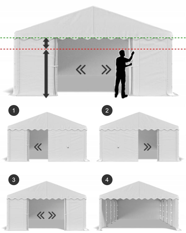 Tent 3x2 Garden Party DAS 240 S Type tent