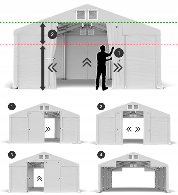 Tent 3x6 Garden Party DAS 560 S Packaging status original