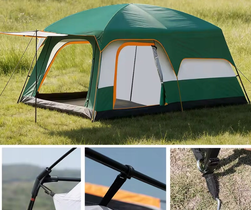 Tent 4 Person High Camping Large Family Two Room Vestibule Number of people 4