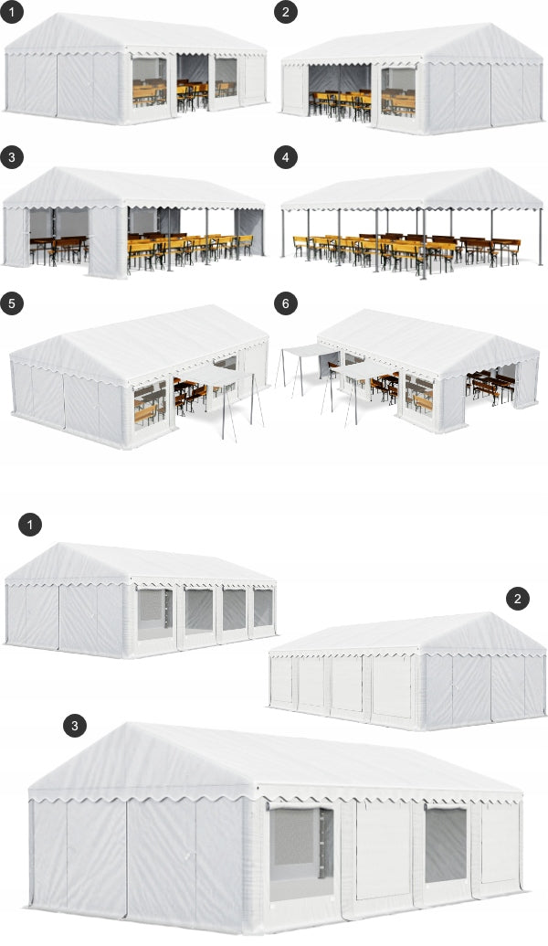 Tent 4x6 Party Warehouse DAS 240 S Length 6 m