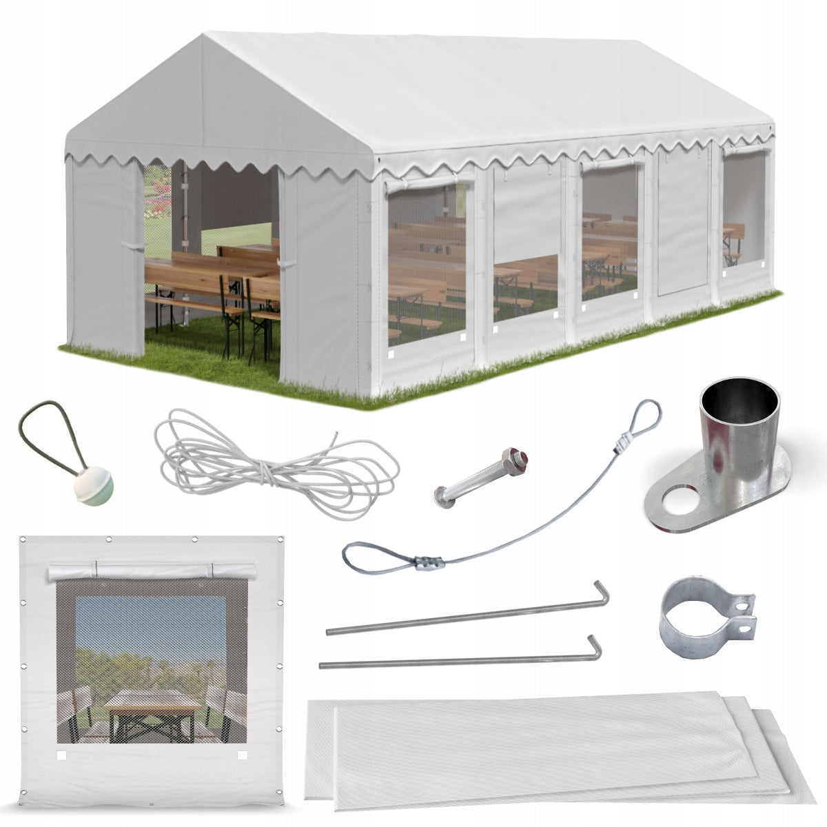 Tent 5x10 Party Warehouse DAS 240 S