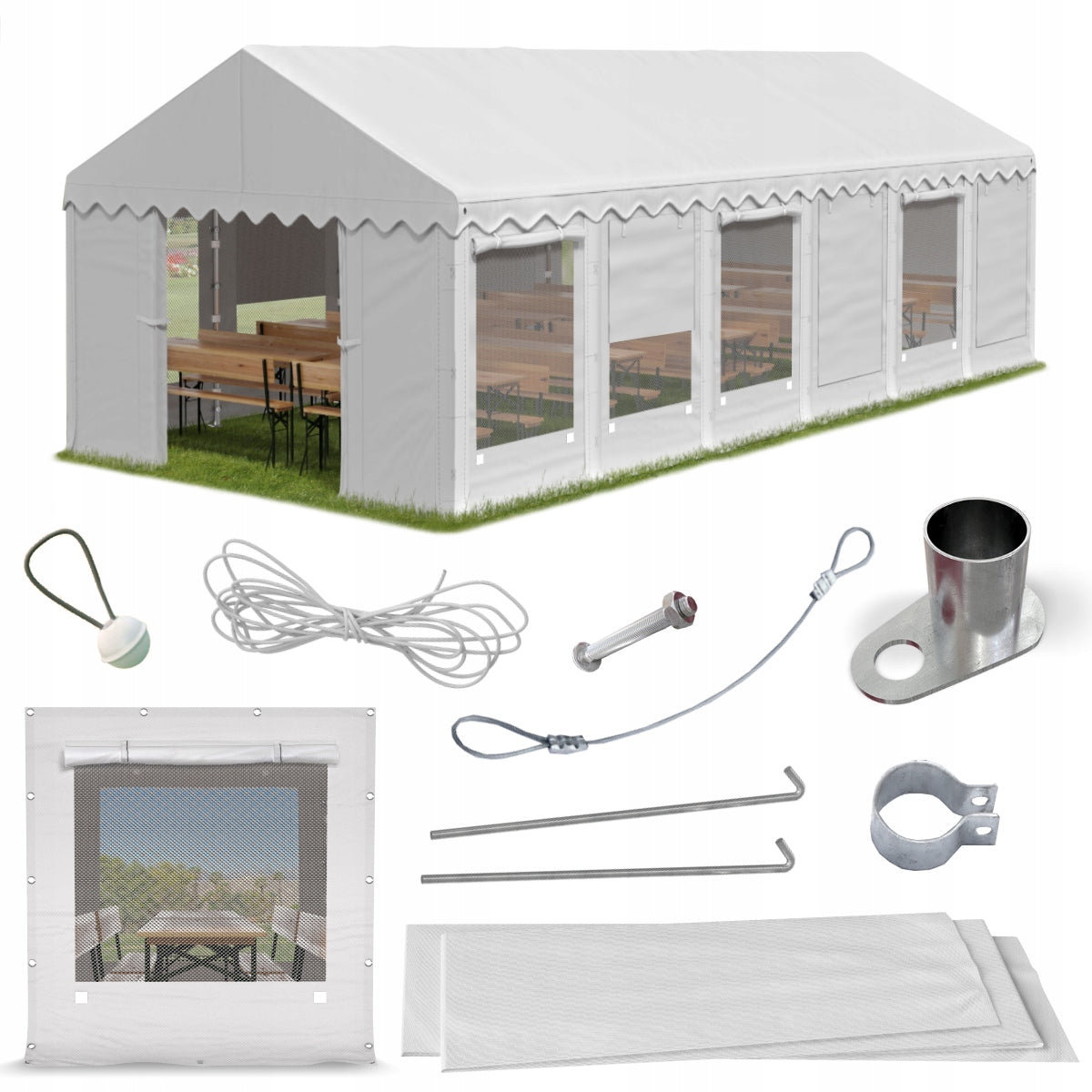 Tent 6x12 Party Warehouse DAS 240 S