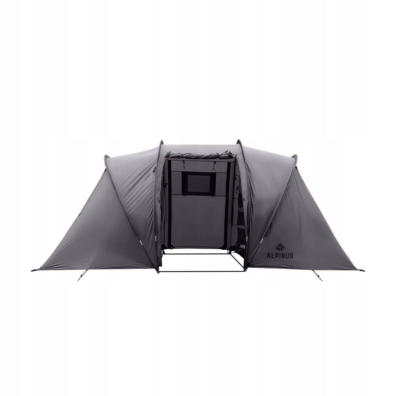 Tent Alpinus Gandia grey 4-person with vestibule, Waterproof, large Brand Alpinus
