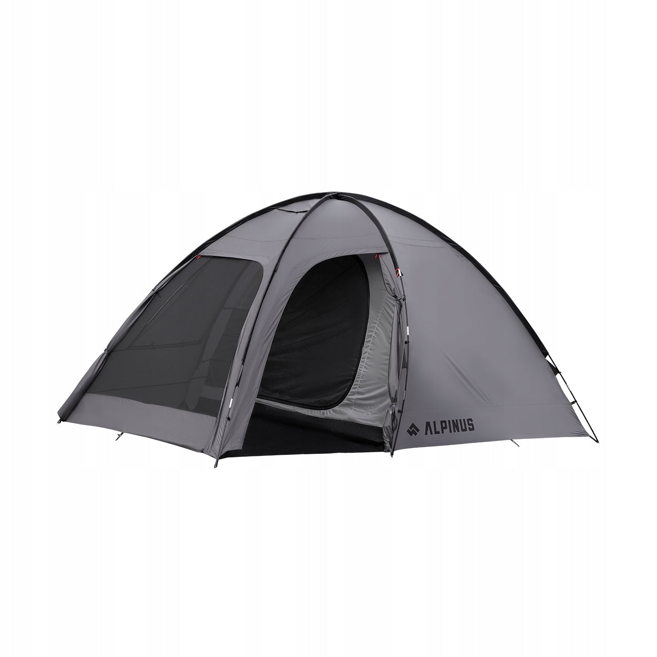 Tent Alpinus Sella grey waterproof 4000 mm H2O, UPF50+, 4 persons Color gray