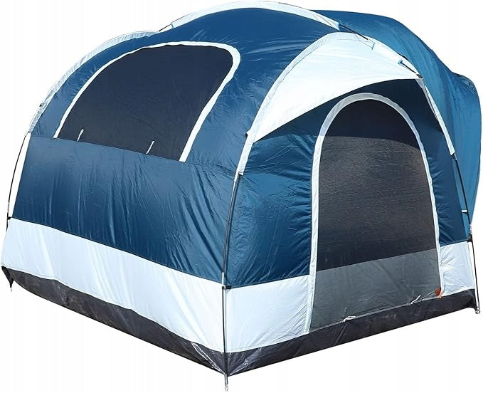 Tent SUV 4-person 250x250x200 waterproof double layer awning blue Packaging status original