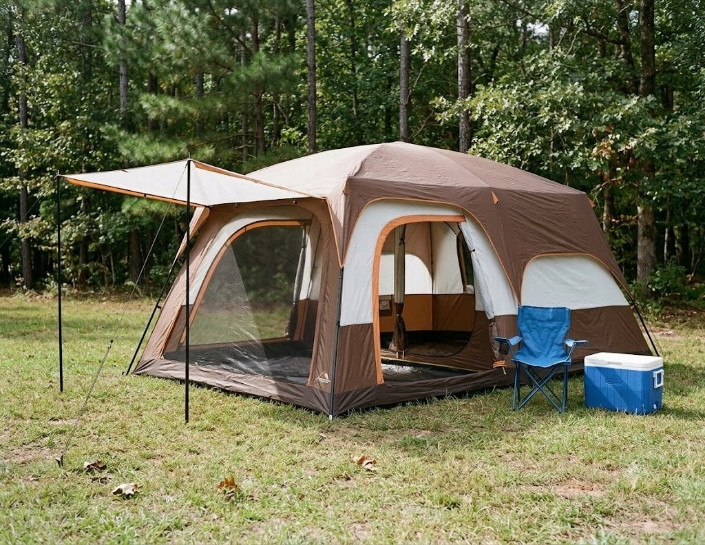 Tent Two-room 3-5 People 330x210cm Mosquito Net Canopy Packaging status original