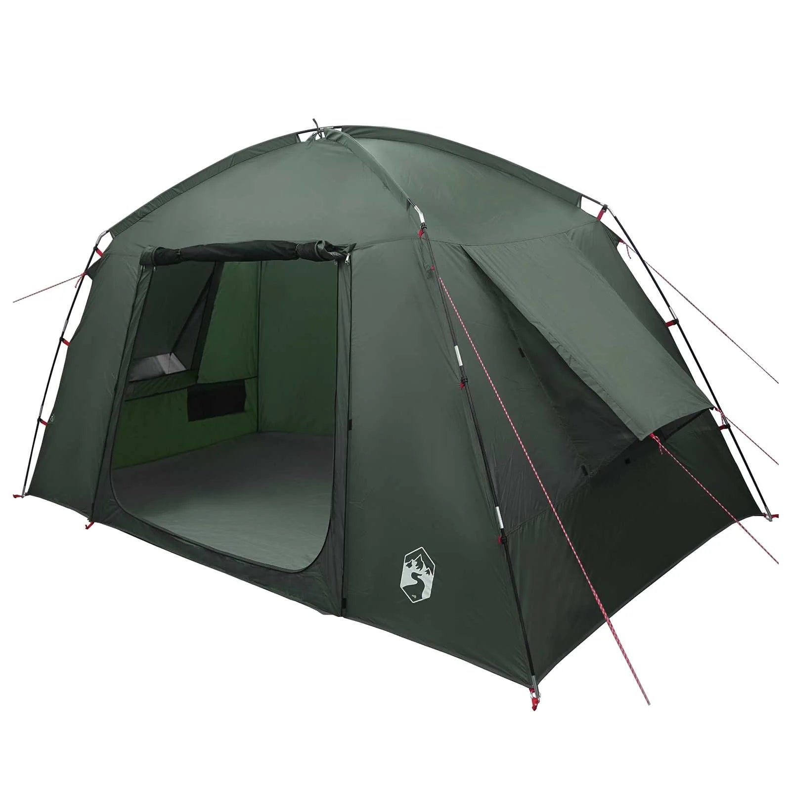 Tent cottage Green military 300 x 210 x 156 cm Polyester