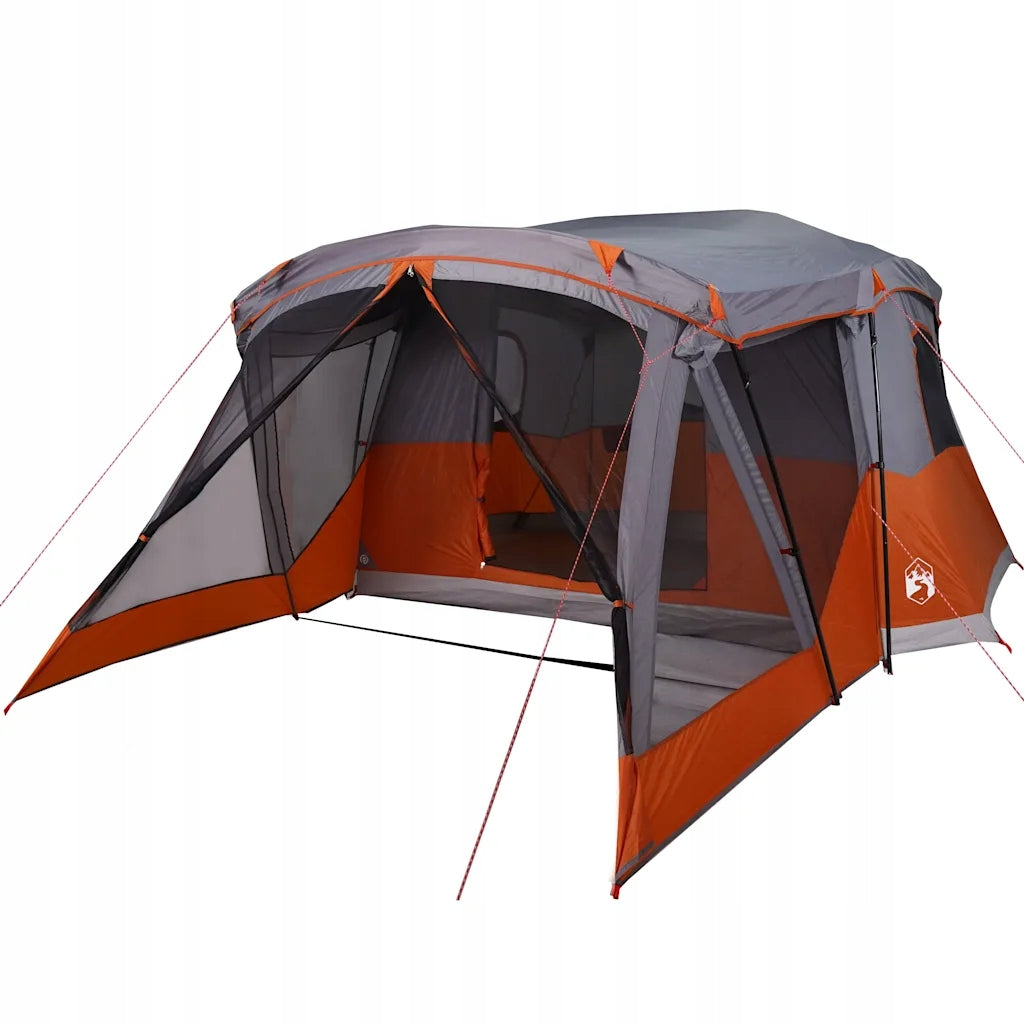 Tent with vestibule, 4-person, orange, waterproof Kind travel