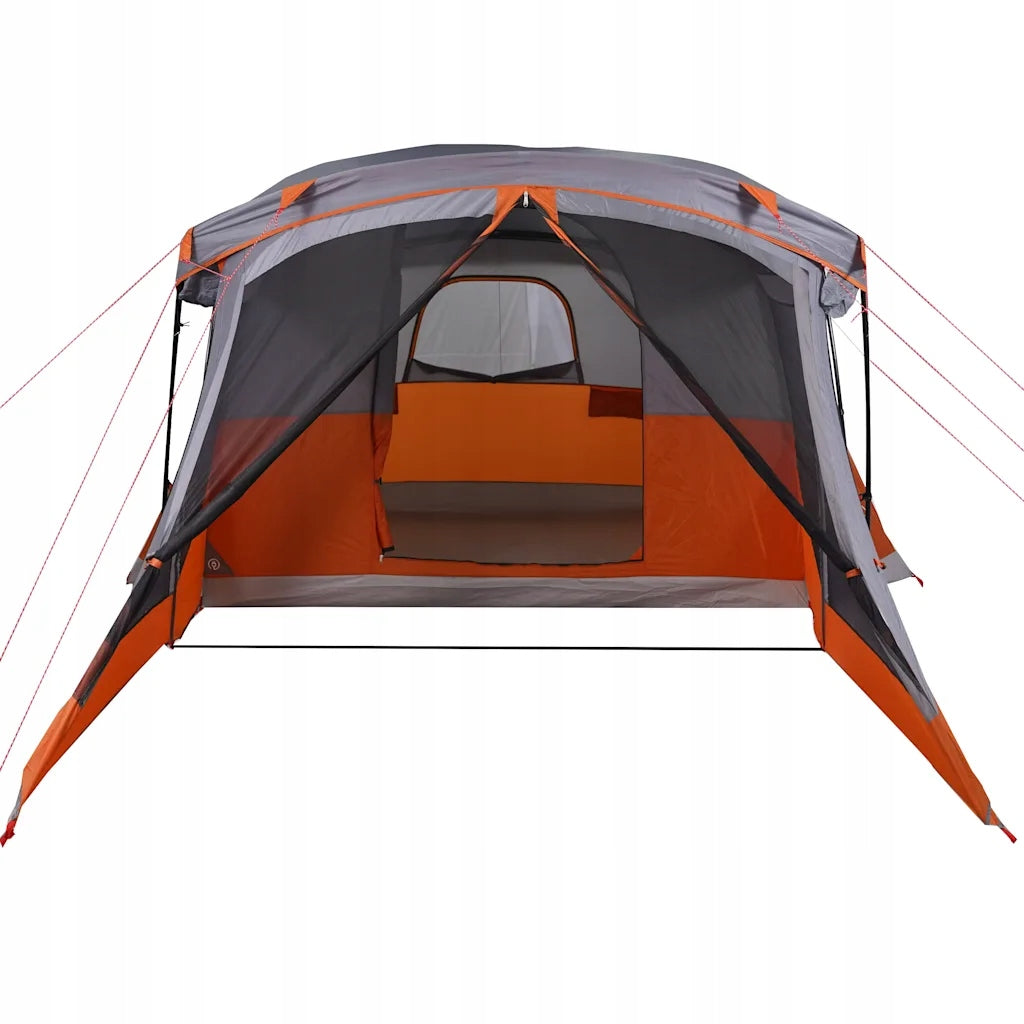 Tent with vestibule, 4-person, orange, waterproof Number of people 4