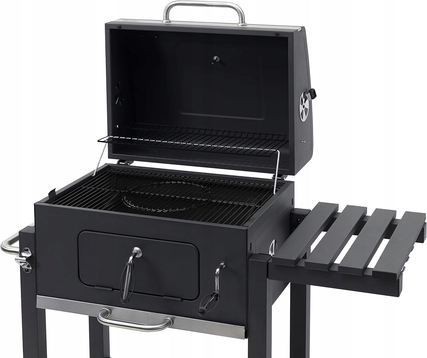 Tepro Toronto Click Charcoal Grill Wheels Cover Anthracite Steel 115x107cm Manufacturer Tepro