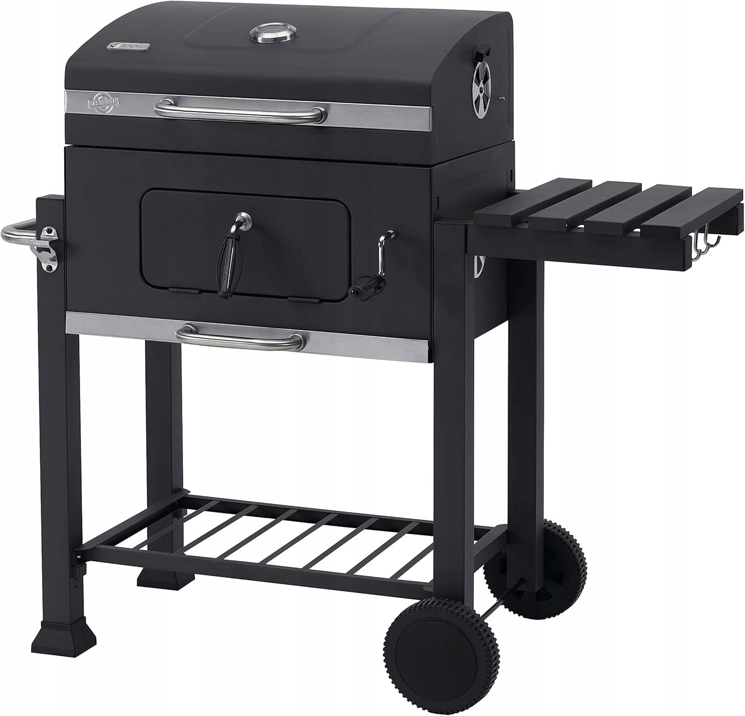 Tepro Toronto Click Charcoal Grill Wheels Cover Anthracite Steel 115x107cm Manufacturer code 5906379035535