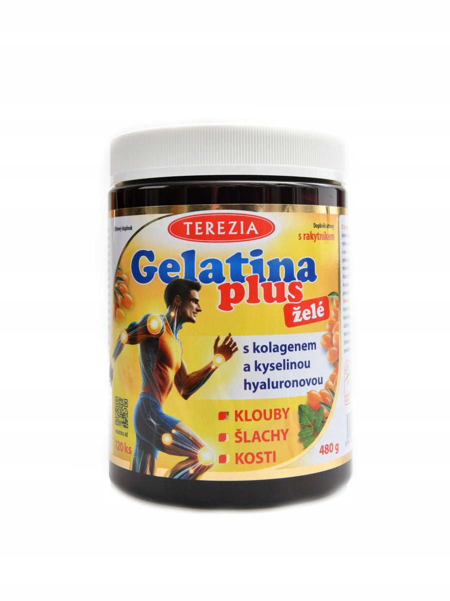Terezia Gelatina plus želé s rakytníkem 120 kusů 480 g