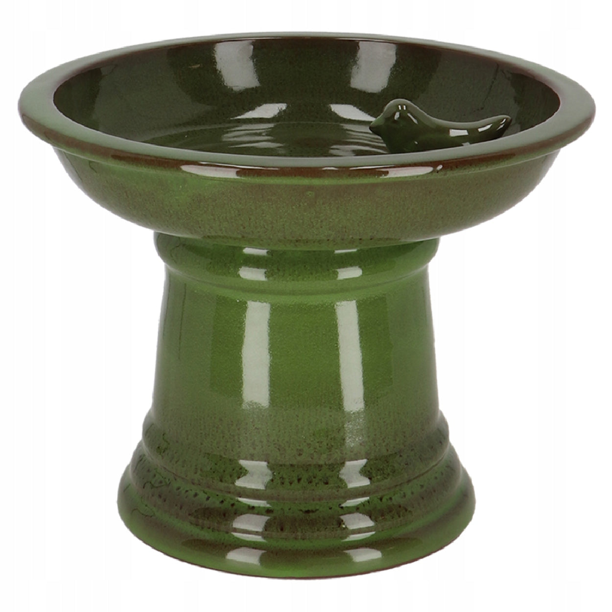 Terracotta Garden Drinker Ceramic Green Decorative Product weight with unit packaging 3.6 kg