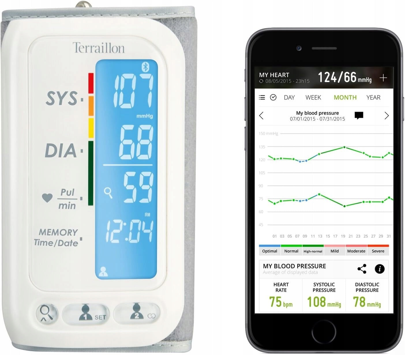 Terraillon Tensio Smart Shoulder Blood Pressure Monitor Medical device no