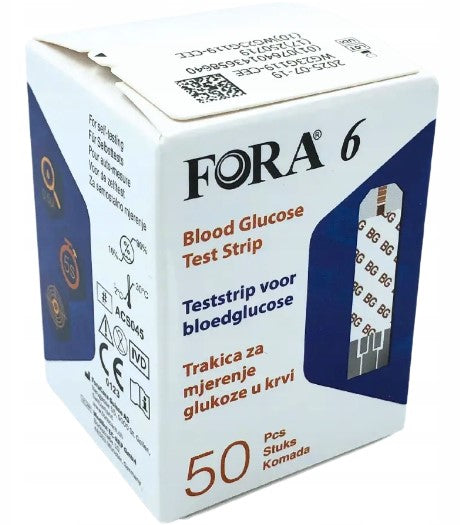 Test strips FORA 6 - blood glucose test Medical device yes