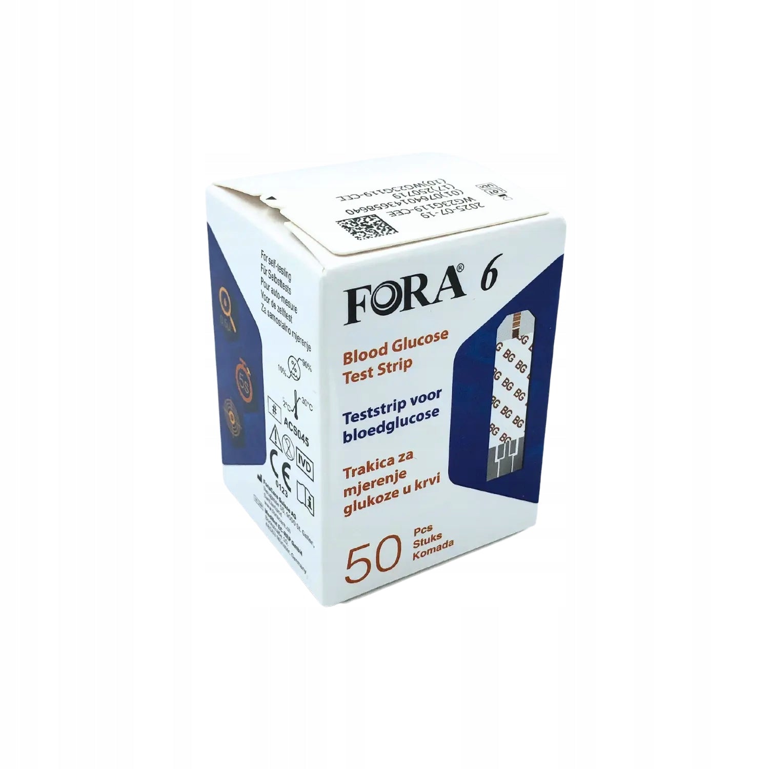 Test strips FORA 6 - blood glucose test