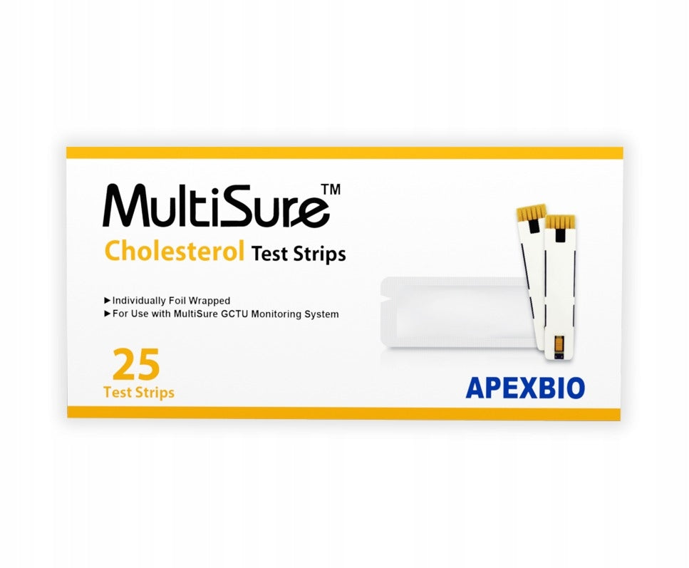 Test strips for measuring cholesterol Multisure GCTU cholesterol -25 pcs Medical device yes