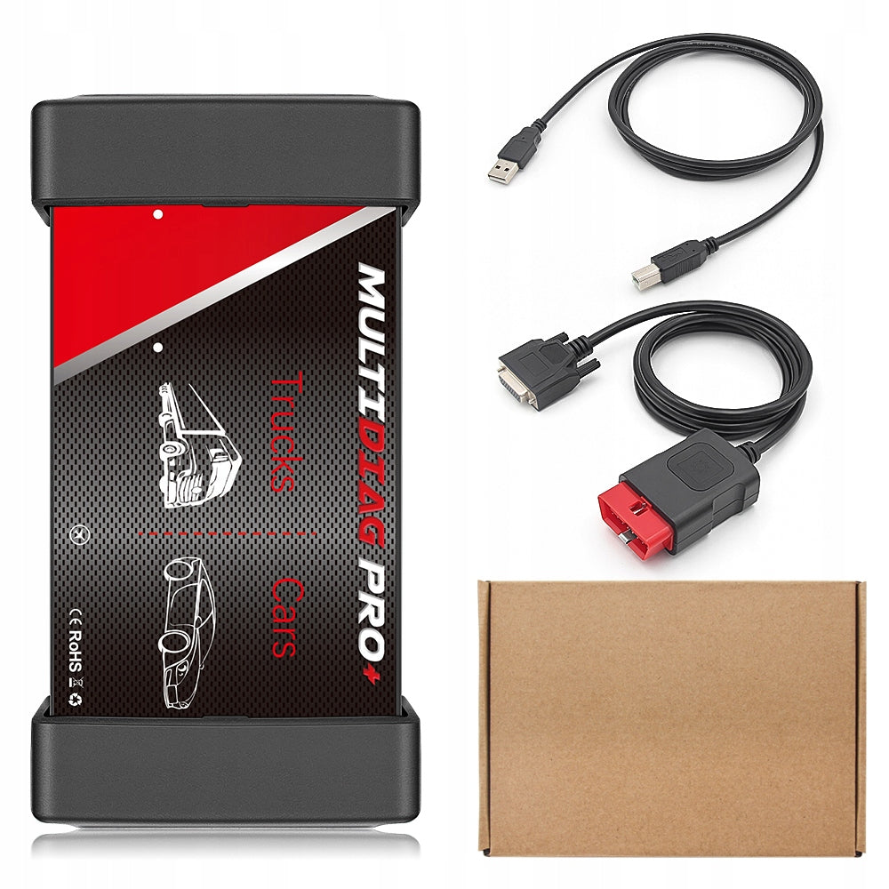 Tester Diagnostic Interface OBD2 TCS Scanner PL Multidiag Pro+ BT 12/24V