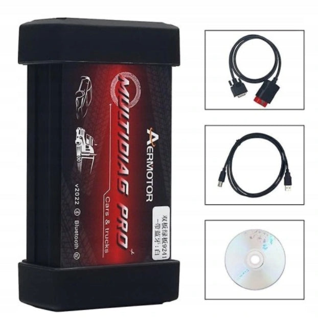Tester Interface Diganostic Scanner Multidiag Pro+ BT OBD2 Latest Ver. Brand 100